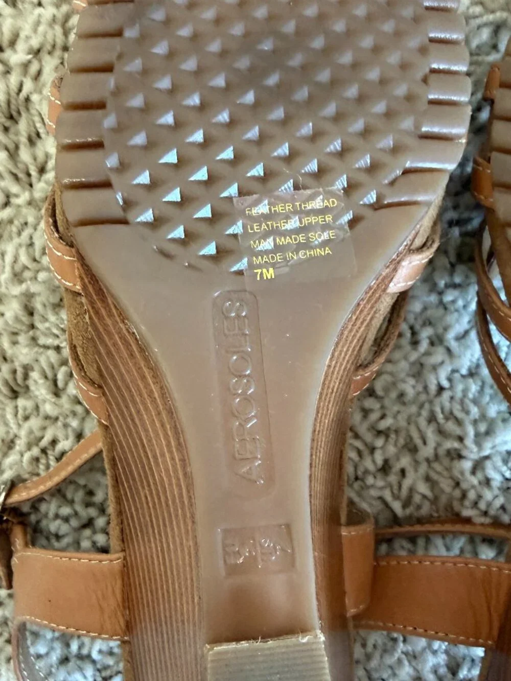 AEROSOLES strappy wedge